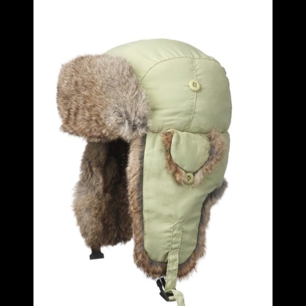 Crown Cap Rabbit Fur Taslan Aviator M